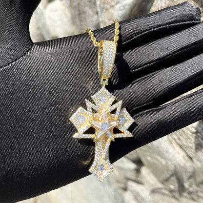 Men's Opium Style Gothic Necklace | Y2K Punk Grunge Jewelry | Caratix - CaratixJewelry
