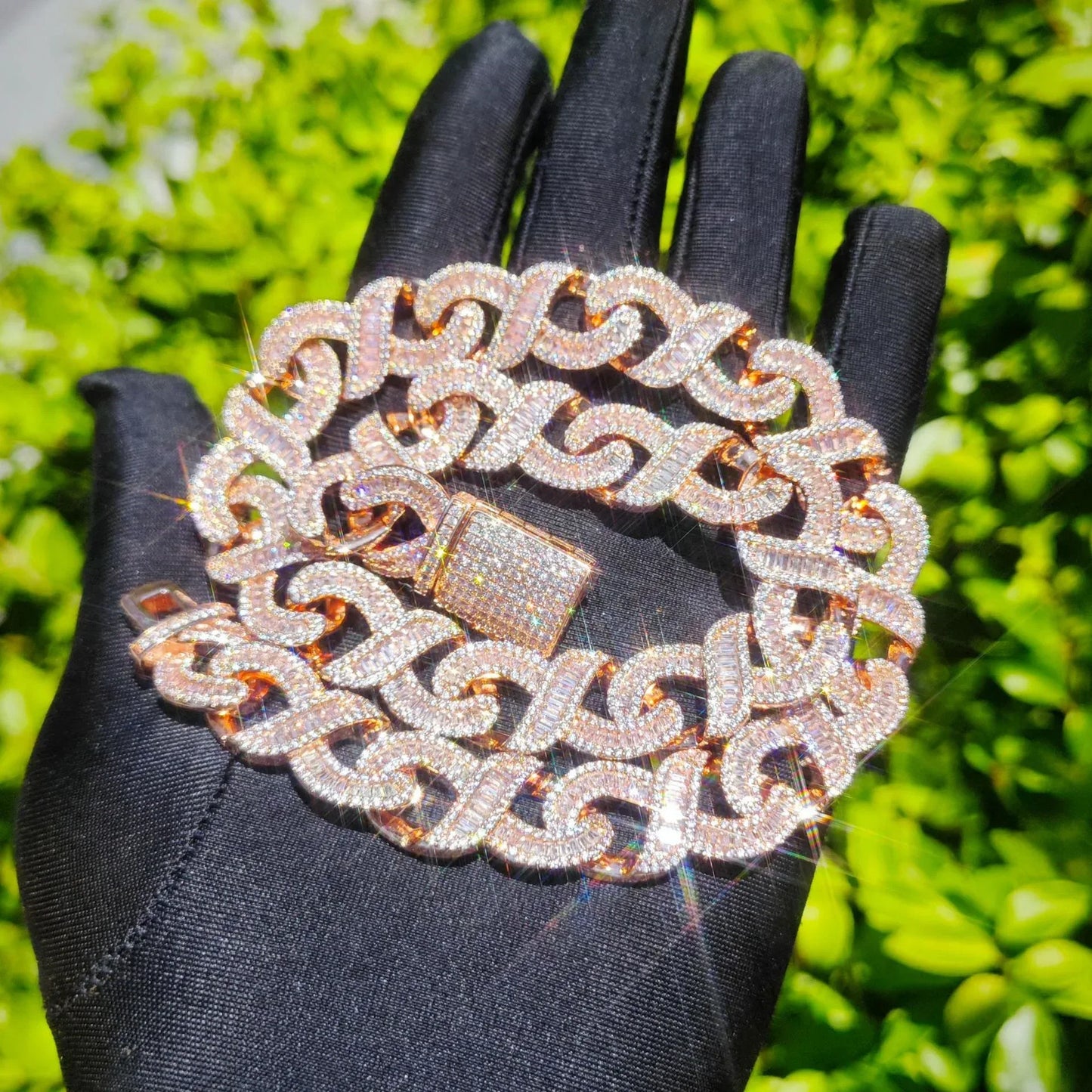 T-Shaped Zircon Necklace with Copper Setting | Unisex Street Style Jewelry – Caratix Jewelry - CaratixJewelry