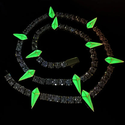 5mm Black Panther Style Chain Necklace with Zircon | Trendy Hip Hop Jewelry for Men | Caratix Jewelry - CaratixJewelry