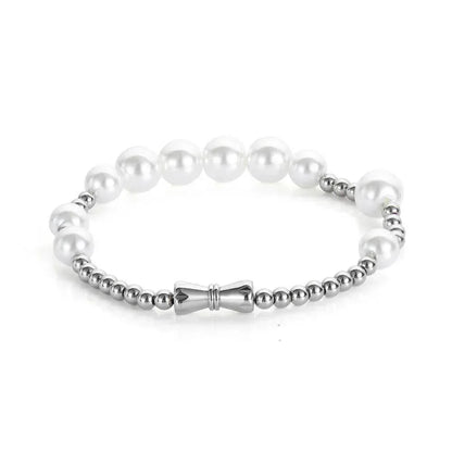 Elegant Pearl Bracelet for Women | Trendy Titanium Steel Hand Jewelry | Caratix Jewelry - CaratixJewelry
