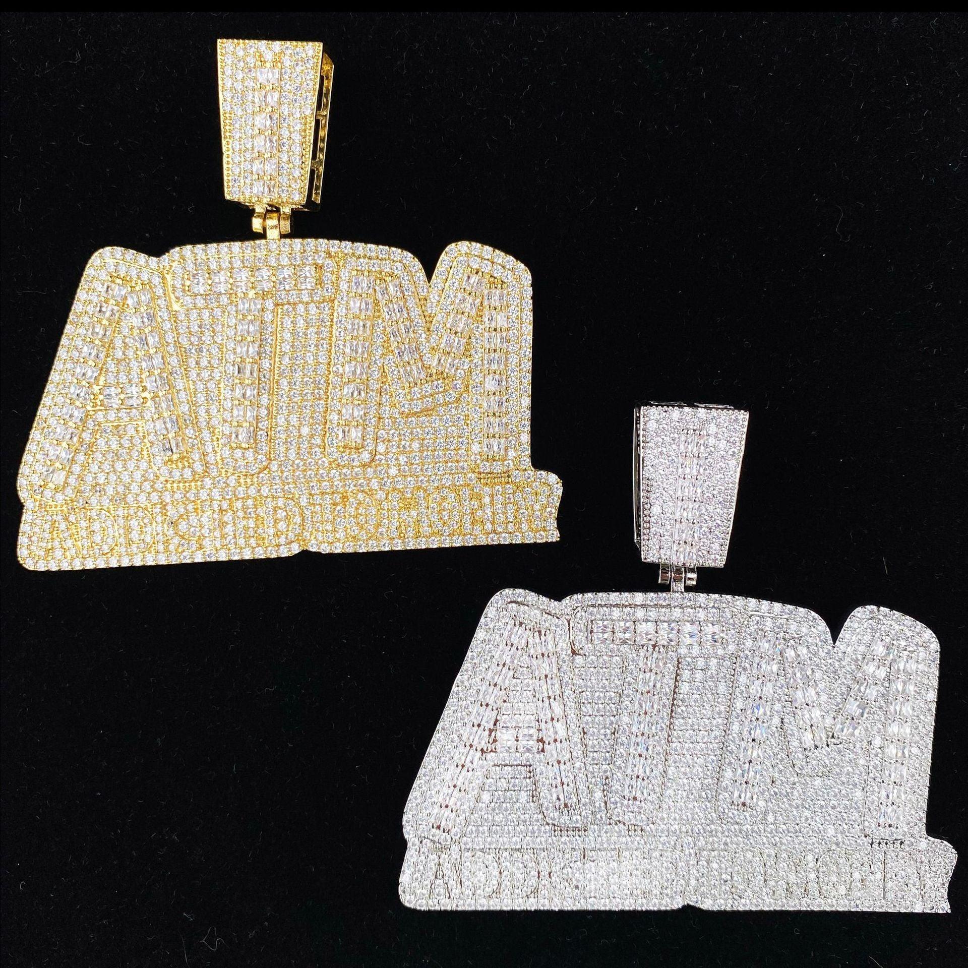 Women's "Addicted To Money" Necklace | Premium Copper CZ Cash Flow Jewelry - CaratixJewelry