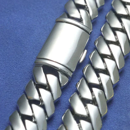 Custom 12mm Polished Cuban Chain Necklace for Men | Trendy Hip Hop Jewelry – Caratix Jewelry - CaratixJewelry