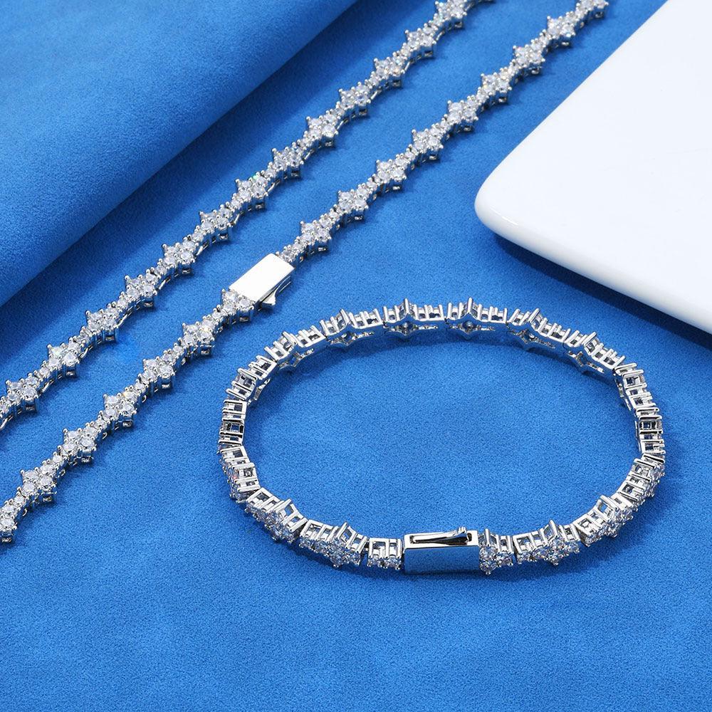6.5mm Zircon Tennis Chain Necklace Hip Hop Jewelry for Men & Women | Caratix Jewelry - CaratixJewelry