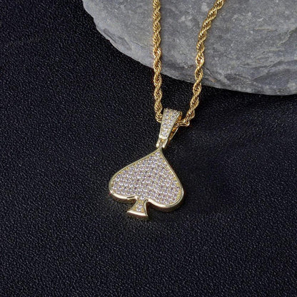 Heart Zircon Custom Chain Pendant Hip Hop Necklace for Men & Women | Caratix Jewelry - CaratixJewelry