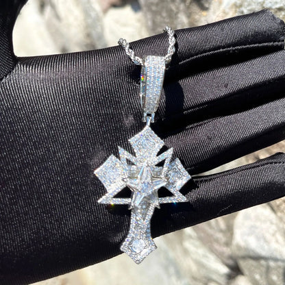 Men's Opium Style Gothic Necklace | Y2K Punk Grunge Jewelry | Caratix - CaratixJewelry