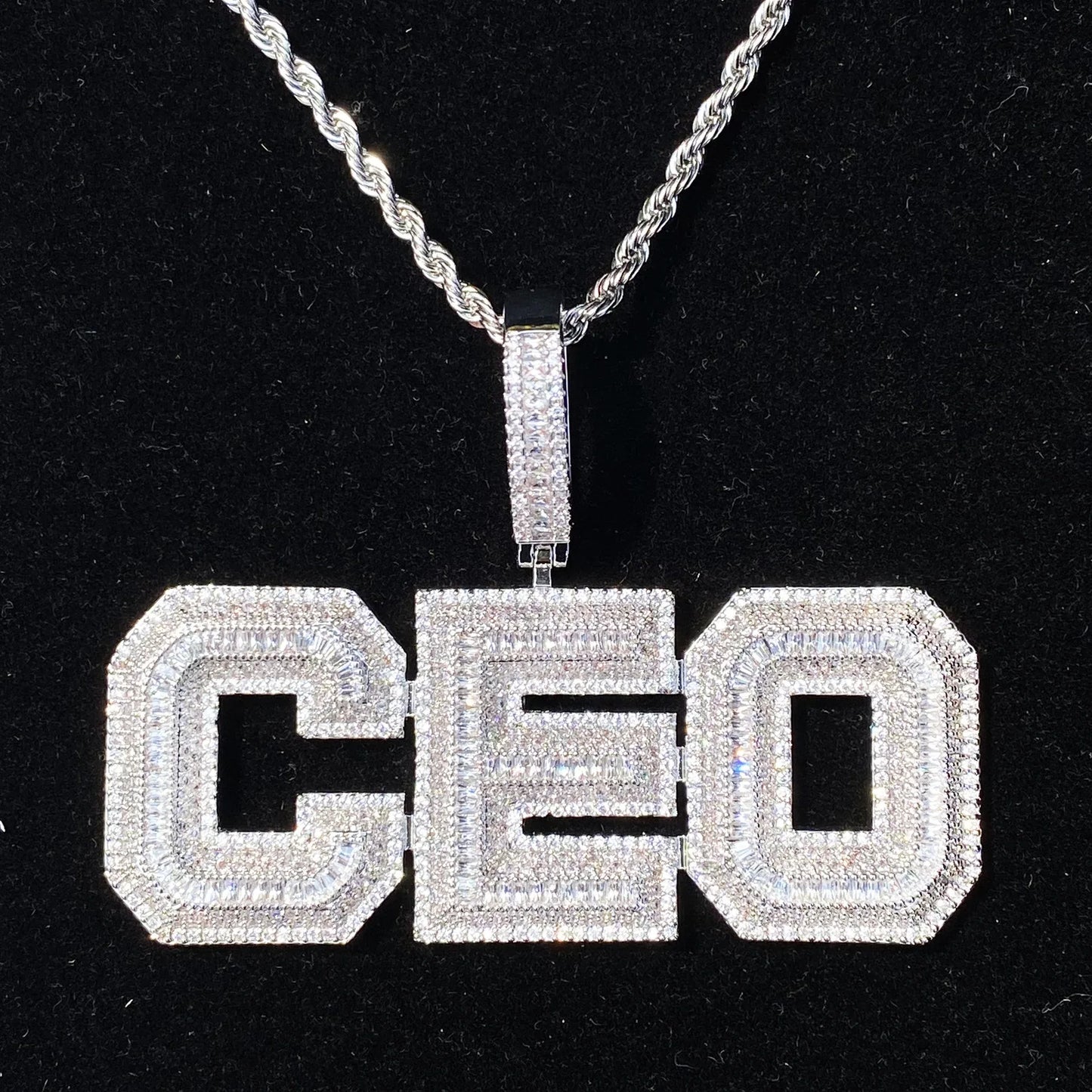 Women's Boss Babe Executive Necklace | Premium Copper CZ Leadership Jewelry - CaratixJewelry