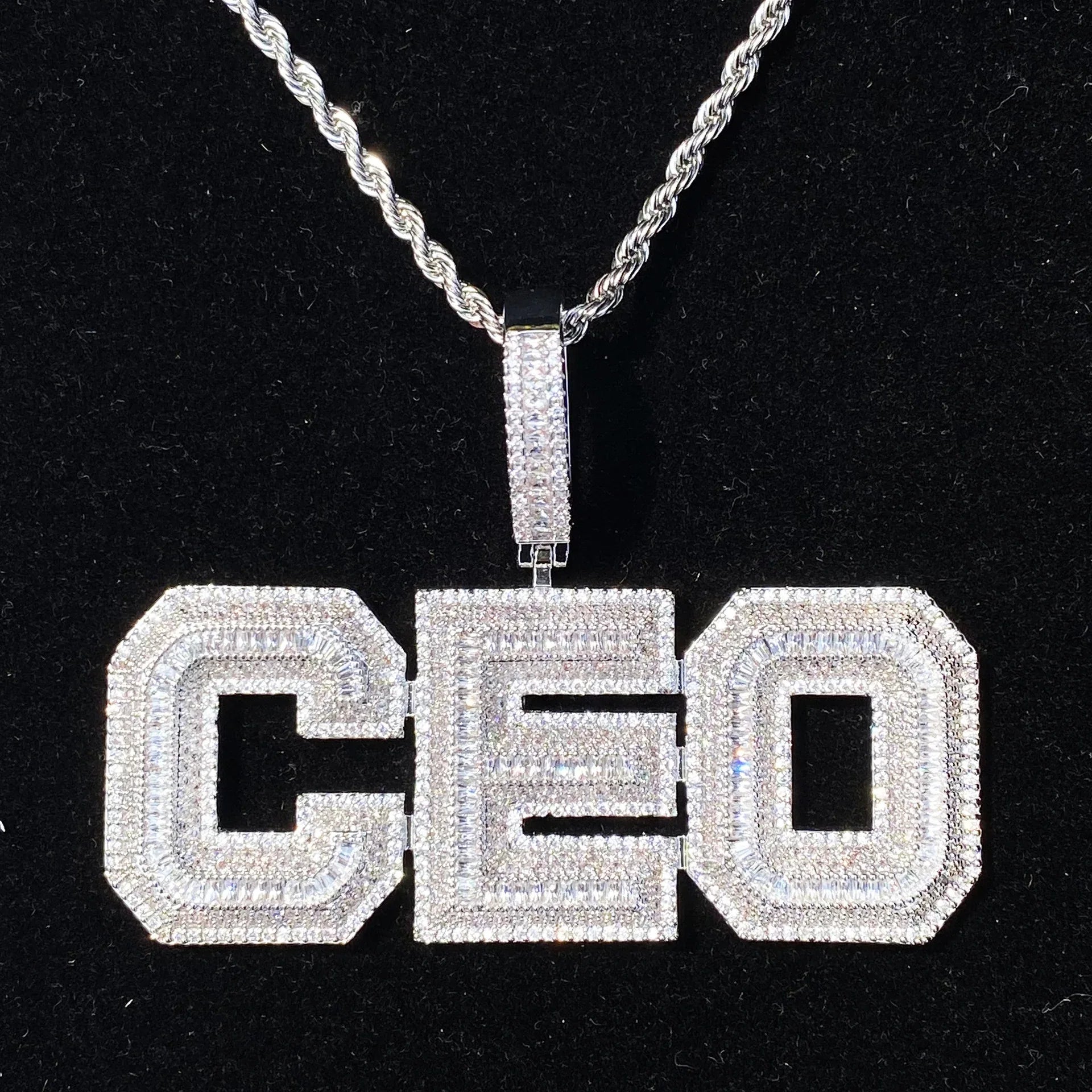 Women's Boss Babe Executive Necklace | Premium Copper CZ Leadership Jewelry - CaratixJewelry