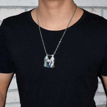Men's "Cheers" Celebration Necklace | Premium Copper CZ Party Jewelry Caratix - CaratixJewelry