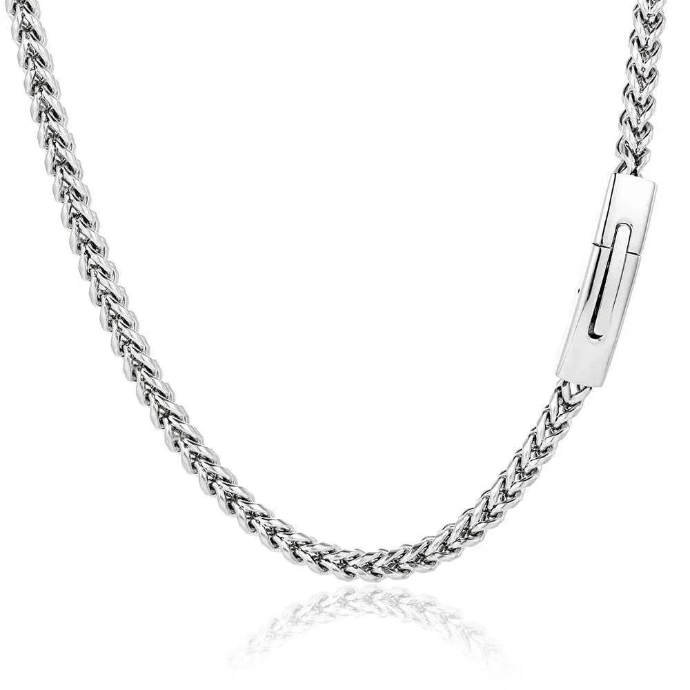 6mm Reversible Link Hip Hop Necklace Rapper Iced Out Chain Style for Men | Caratix Jewelry - CaratixJewelry