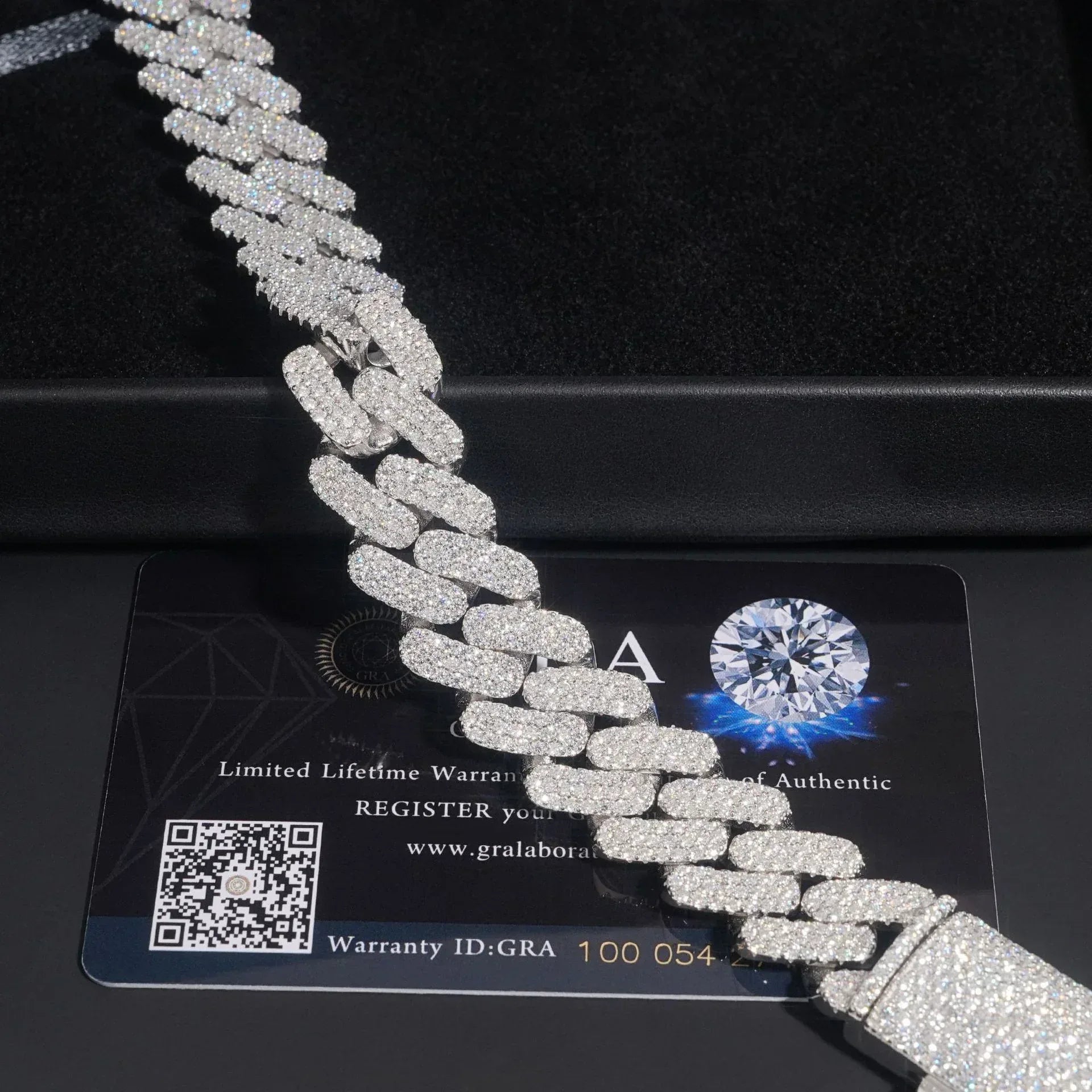 S925 Silver Moissanite Cuban Link Bracelet | Hip Hop Jewelry - CaratixJewelry