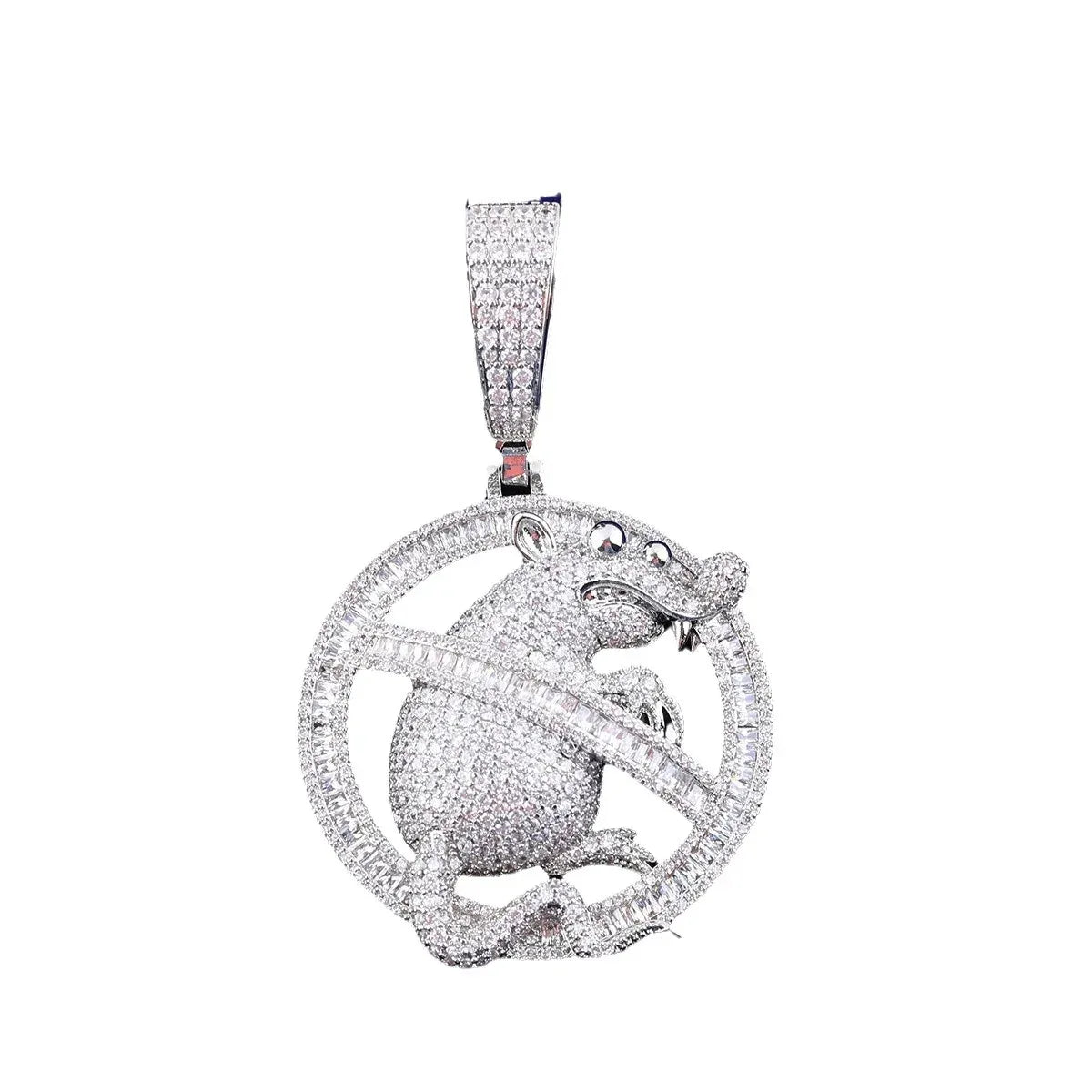Men's & Women's Cartoon Character Necklace | Premium Copper CZ High-End Fashion Jewelry - CaratixJewelry
