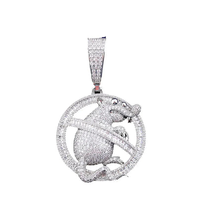 Men's & Women's Cartoon Character Necklace | Premium Copper CZ High-End Fashion Jewelry - CaratixJewelry