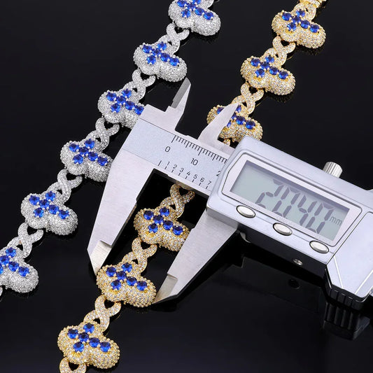 Cross Pendant Zircon Necklace for Men Hip Hop Jewelry Gold Chain Rapper Style | Caratix Jewelry - CaratixJewelry