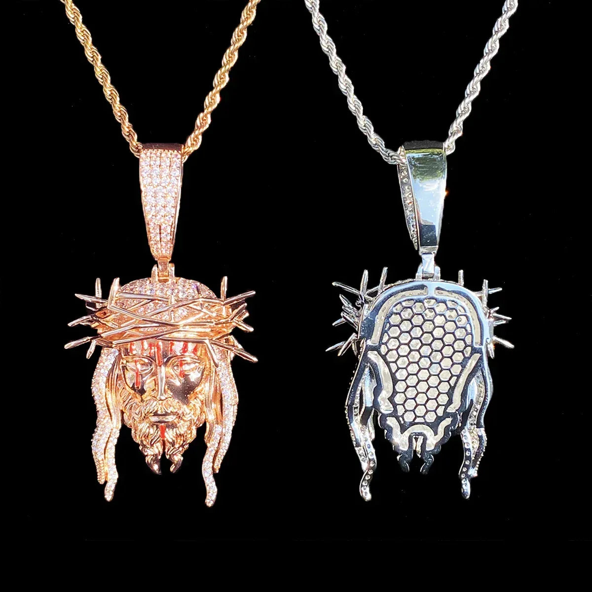 High Polish "Horned Elder" Pendant | Men's Punk Hip Hop Necklace - CaratixJewelry