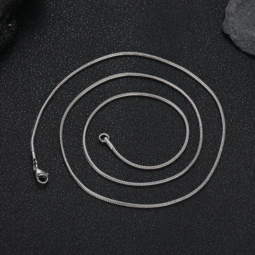 Stainless Steel Snake Chain Necklace Rapper Chain for Men and Women | Caratix Jewelry - CaratixJewelry