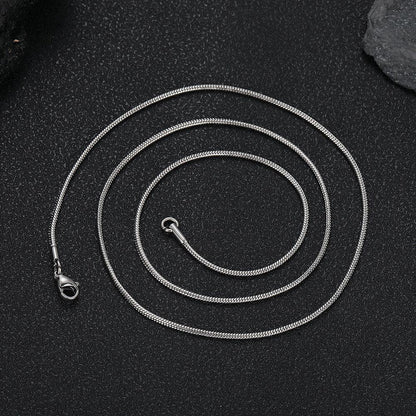 Stainless Steel Snake Chain Necklace Rapper Chain for Men and Women | Caratix Jewelry - CaratixJewelry
