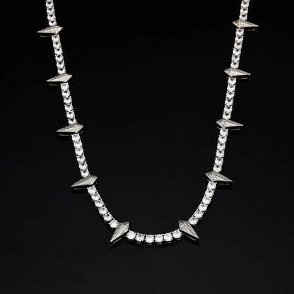 Custom S925 Silver 5mm Black Panther Necklace | Fierce Women's Hip Hop Bling | Caratix - CaratixJewelry