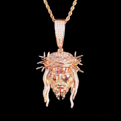 High Polish "Horned Elder" Pendant | Men's Punk Hip Hop Necklace - CaratixJewelry