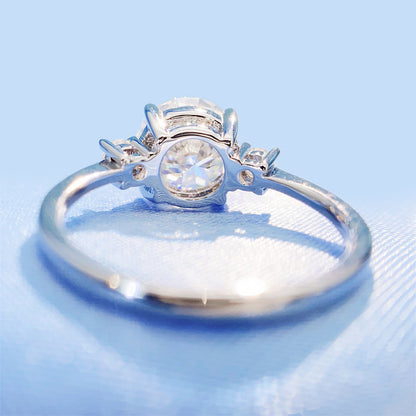 2026 Summer New S925 Silver 3ct Moissanite Ring | 3 Carat D Color VVS1 Solitaire | Caratix