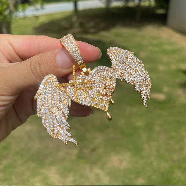 Men's Micro-Set CZ Hip Hop Jewelry | Premium Copper Streetwear Accessories - CaratixJewelry