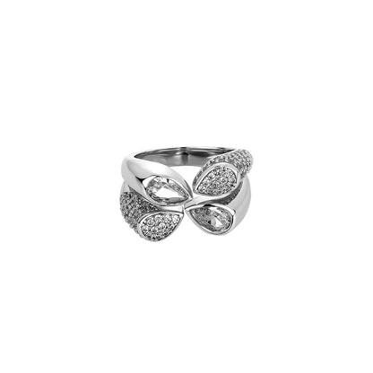 Men's Iced Out Four-Prong Solitaire Ring | Adjustable Hip Hop Band | Caratix