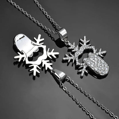 Snowflake Tongue Pendant Necklace Zircon Hip Hop Jewelry | Caratix Jewelry - CaratixJewelry