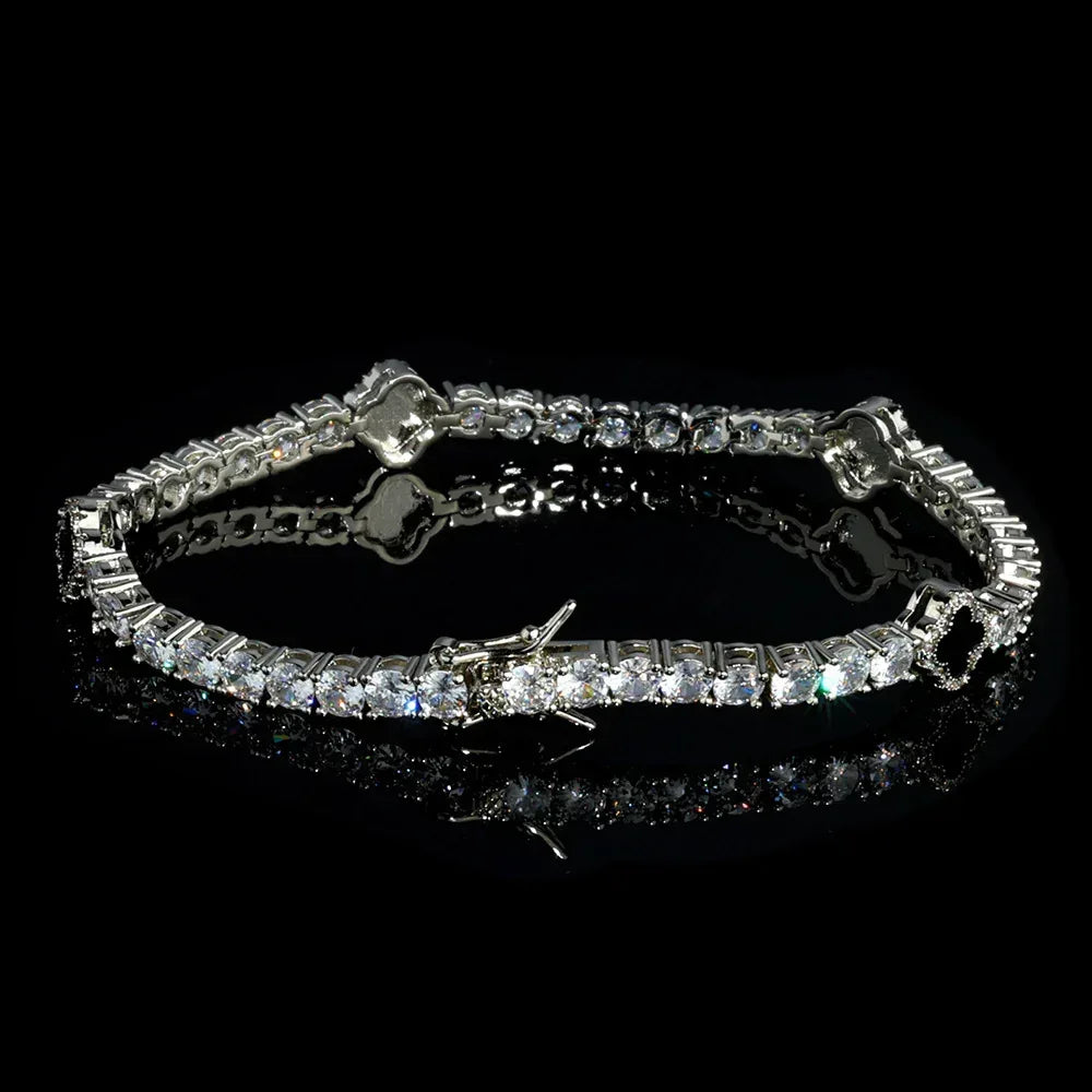 Zircon Tennis Chain Bracelet Elegant Luxury Jewelry for Women | Caratix Jewelry - CaratixJewelry