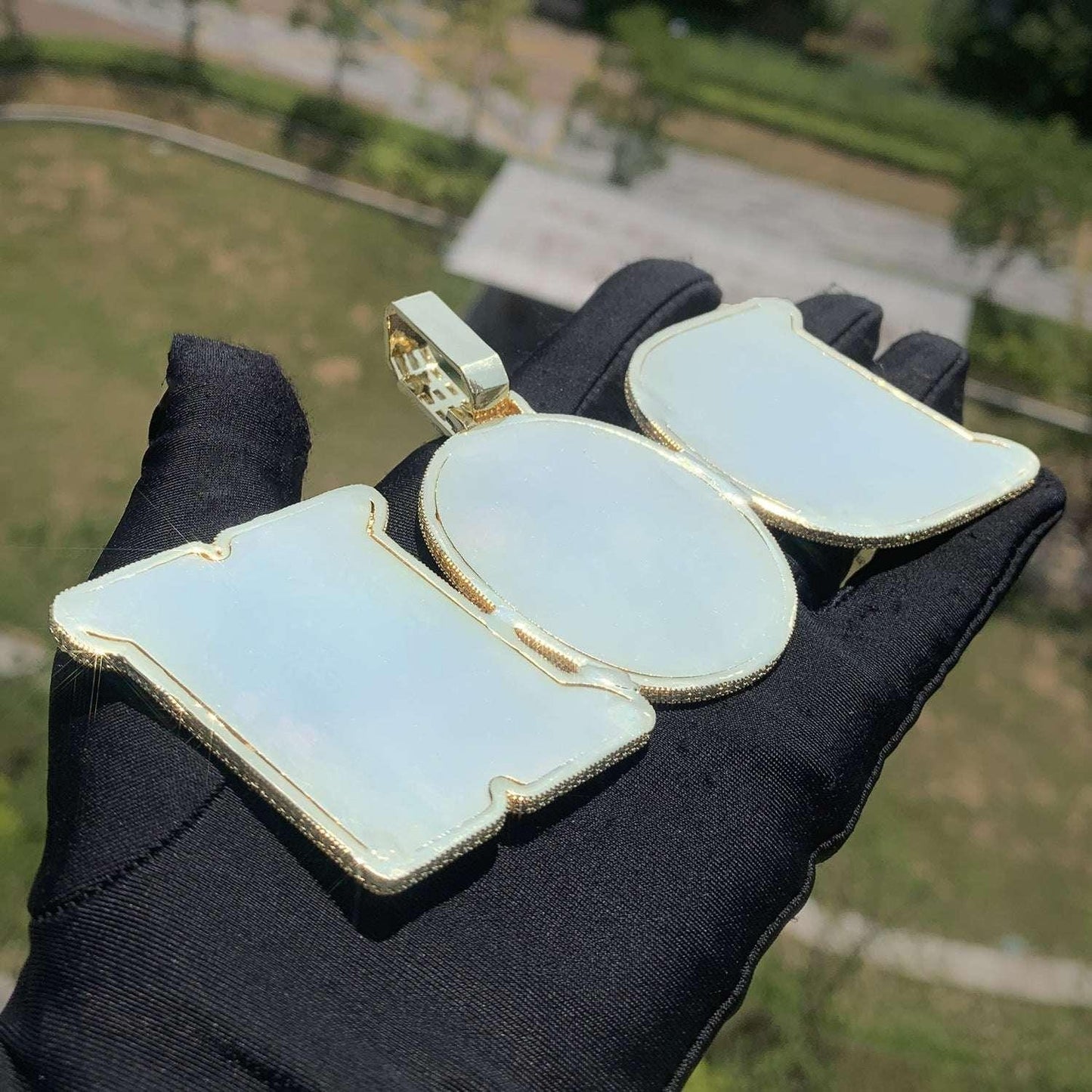 Iced Out Letter Pendant | CZ Hip Hop Personalized Initial Necklace Jewelry - CaratixJewelry