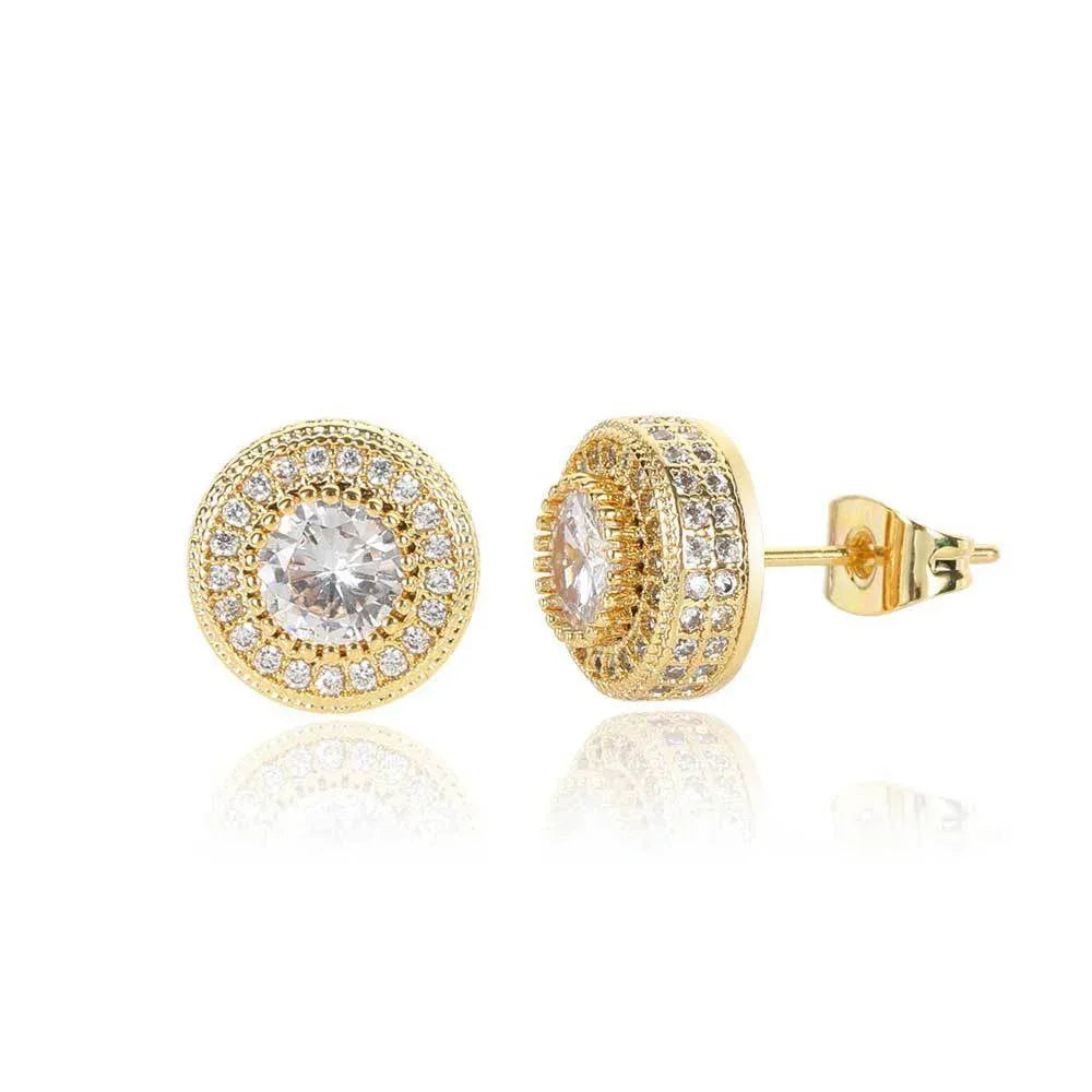 Premium Mens Sparkling Magnetic Studs - Sleek Minimalist Style