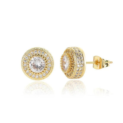 Premium Mens Sparkling Magnetic Studs - Sleek Minimalist Style