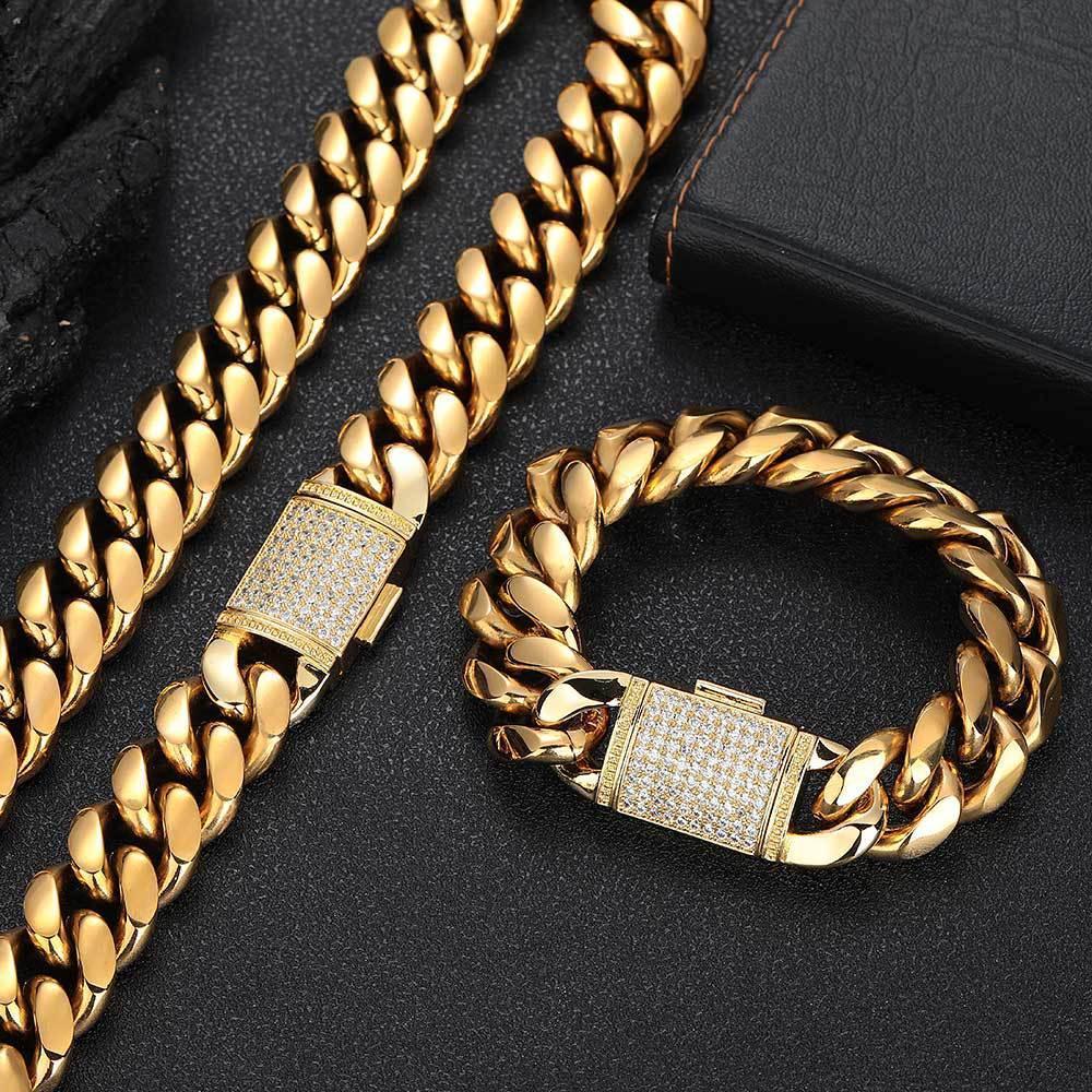 Miami Cuban Link Stainless Steel Bracelet | Caratix Jewelry - CaratixJewelry