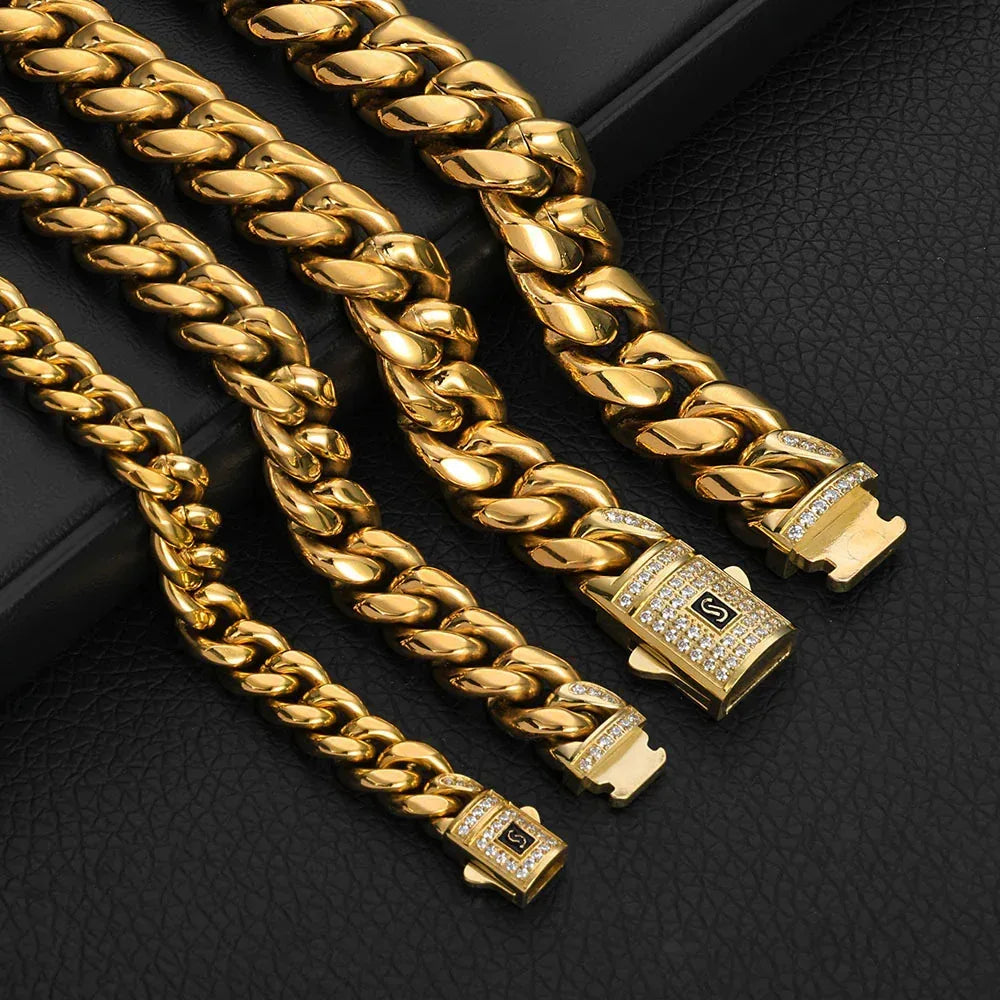 Custom Round-Polished Cuban Bracelet | Stainless Steel Hip Hop Jewelry for Men | Caratix - CaratixJewelry