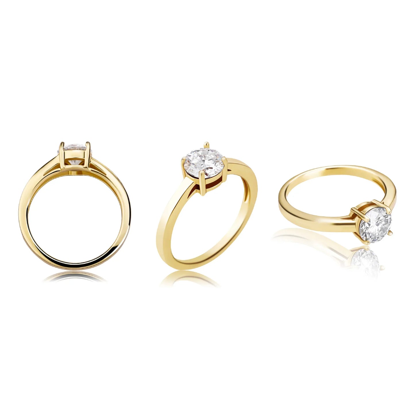D Color VVS1 Moissanite Ring | S925 Sterling Silver | Caratix