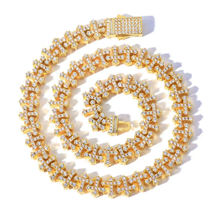 Cross Snowflake Chain Zircon Hip Hop Jewelry Necklace for Men | Caratix Jewelry - CaratixJewelry
