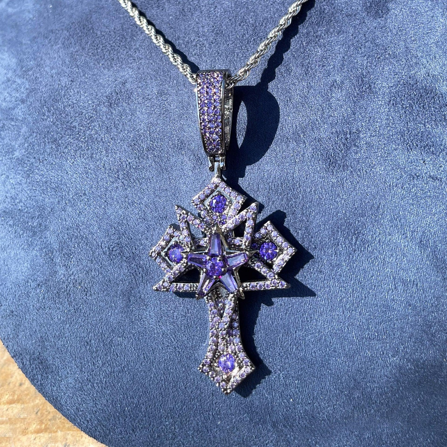 Men's Opium Style Gothic Necklace | Y2K Punk Grunge Jewelry | Caratix - CaratixJewelry