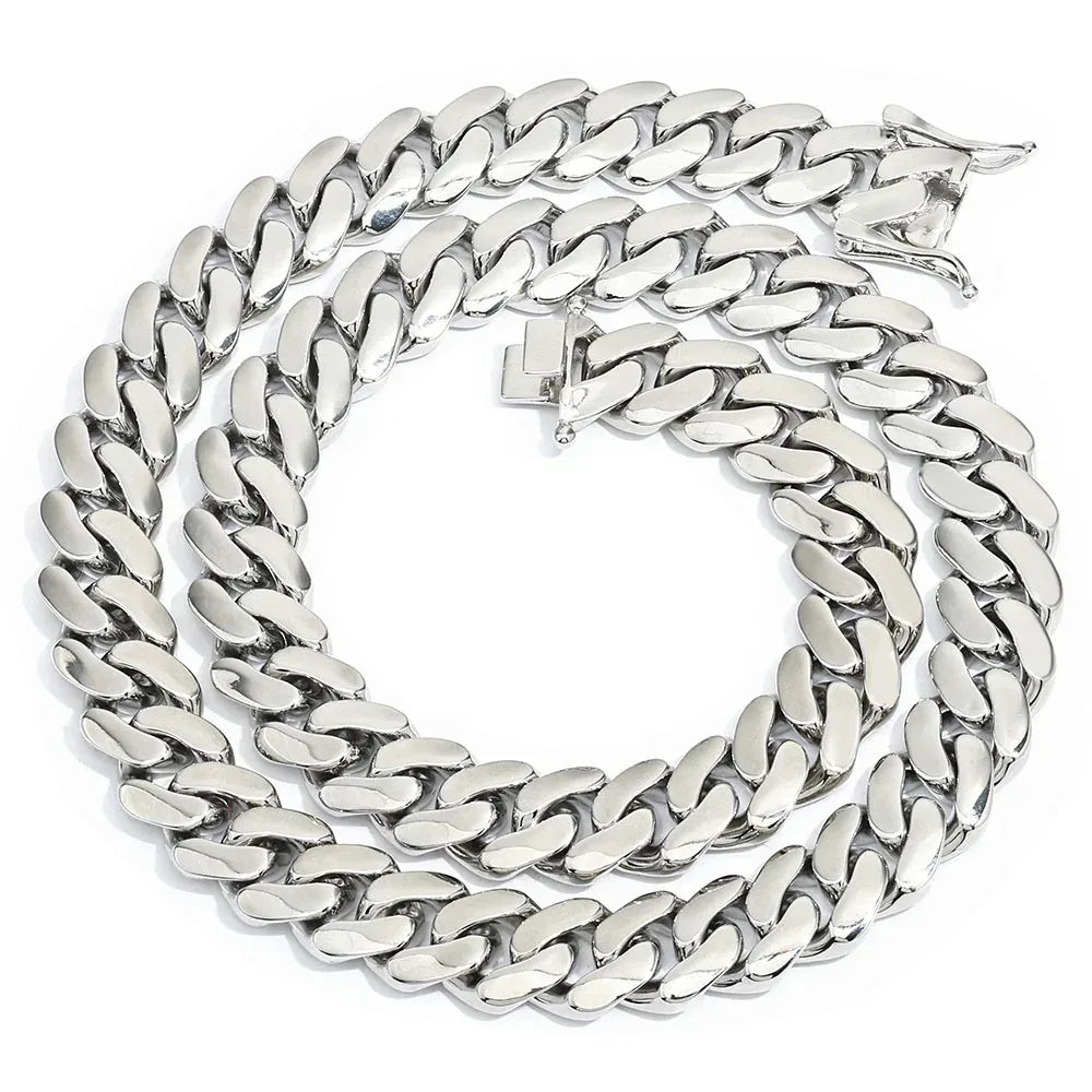 Polished Cuban Bracelet Rapper Iced Out Chain Style Hip Hop Jewelry for Men | Caratix Jewelry - CaratixJewelry