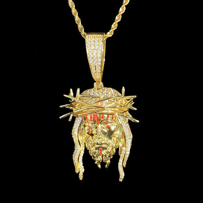 High Polish "Horned Elder" Pendant | Men's Punk Hip Hop Necklace - CaratixJewelry