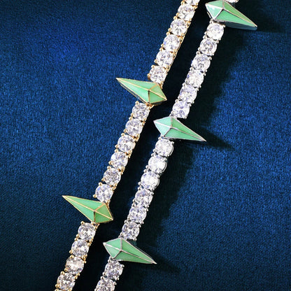 5mm Black Panther Style Chain Necklace with Zircon | Trendy Hip Hop Jewelry for Men | Caratix Jewelry - CaratixJewelry