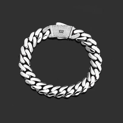 Custom 14K Gold Cuban Chain Bracelet for Men | Caratix Jewelry - CaratixJewelry