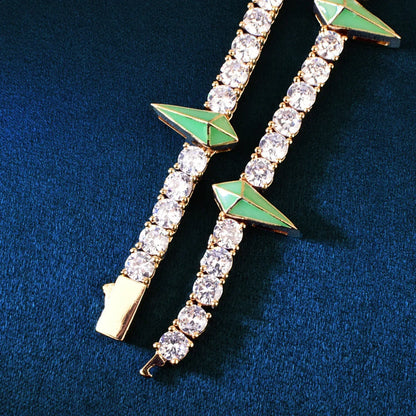 5mm Black Panther Style Chain Necklace with Zircon | Trendy Hip Hop Jewelry for Men | Caratix Jewelry - CaratixJewelry