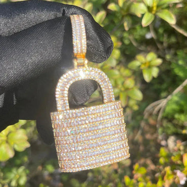 Unisex "Sweet & Cool" Lock Necklace | Premium Copper CZ Minimalist Jewelry - CaratixJewelry
