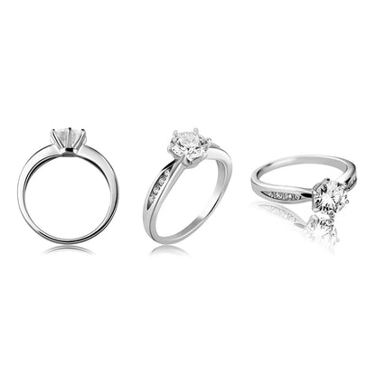 D Color VVS1 Moissanite Ring | S925 Silver Platinum Plated | Caratix