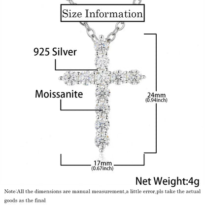 Moissanite Eye & Cross Cuban Link Bracelet – S925 Sterling Silver Iced-Out Hip Hop Streetwear Jewelry - CaratixJewelry