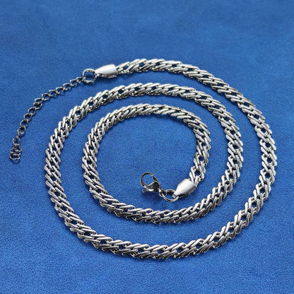 Custom 4mm Stainless Steel Keel Chain Hip Hop Jewelry for Men | Caratix - CaratixJewelry