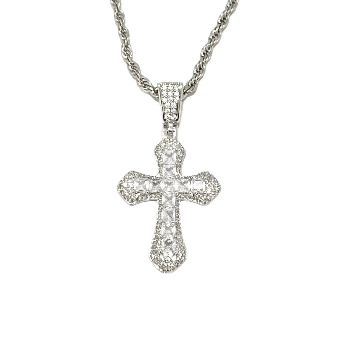 Women's Emerald Cut CZ Necklace | Classy Hip Hop Jewelry | Caratix - CaratixJewelry