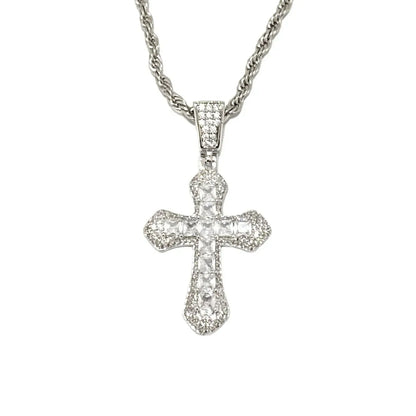 Women's Emerald Cut CZ Necklace | Classy Hip Hop Jewelry | Caratix - CaratixJewelry