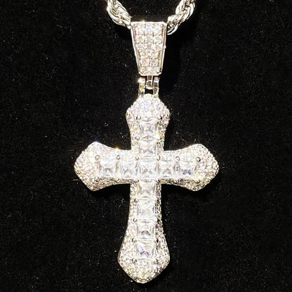 Women's Emerald Cut CZ Necklace | Classy Hip Hop Jewelry | Caratix - CaratixJewelry
