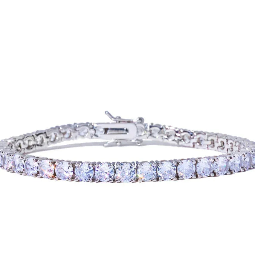 Moissanite Tennis Bracelet Luxury Hip Hop Jewelry for Men | Caratix Jewelry - CaratixJewelry