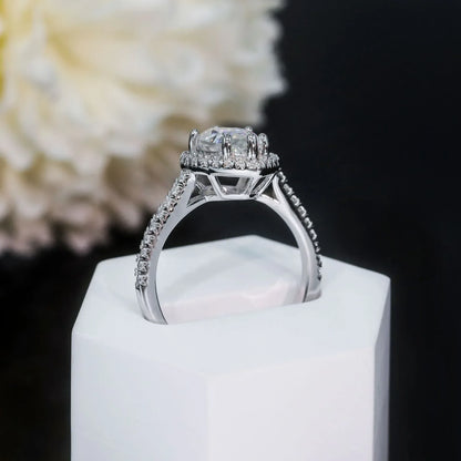 2ct Teardrop Moissanite Ring | S925 Silver Romantic Women’s Proposal Jewelry - CaratixJewelry