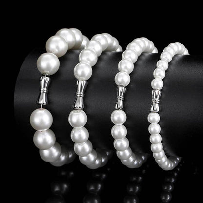 Minimalist Pearl Bracelet for Men & Women | Trendy Hip Hop Jewelry with Luxury Feel | Caratix Jewelry - CaratixJewelry